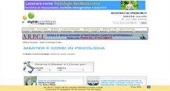 Desktop Screenshot of masterpsicologia.opsonline.it